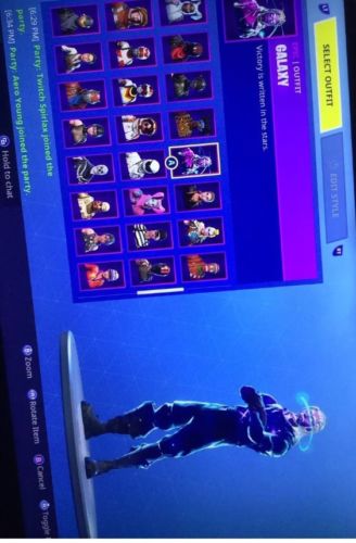 rare fortnite account With Galaxy Skin