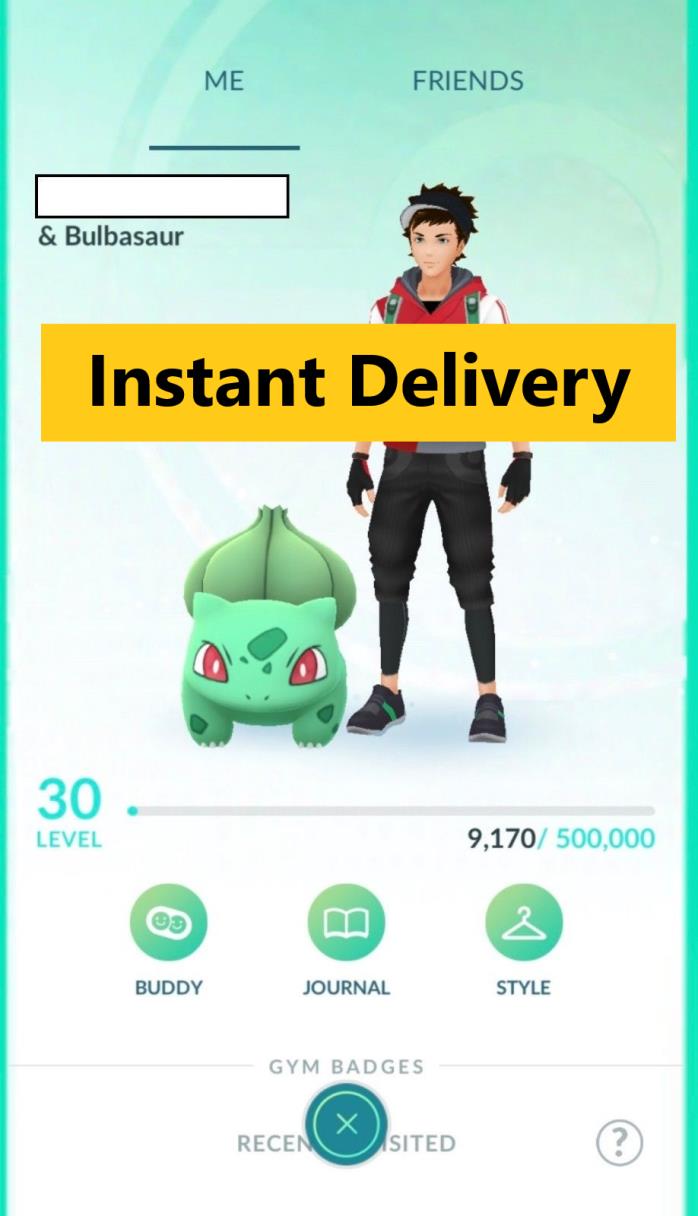 Pokemon Go account | Level 30 | Instant Automatic Delivery