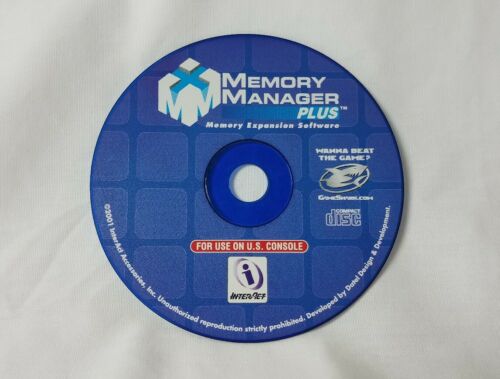 Memory Manager Plus Expansion Software Version 1.8 Playstation 2 PS2 GameShark