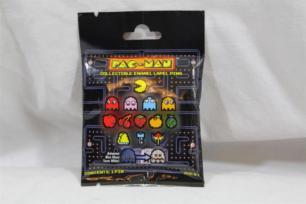 Pac Man 8 bit enamel pin blind bag