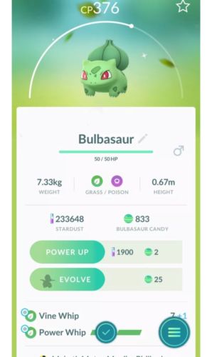 Pokemon Go Shiny Bulbasaur Guaranteed Capture