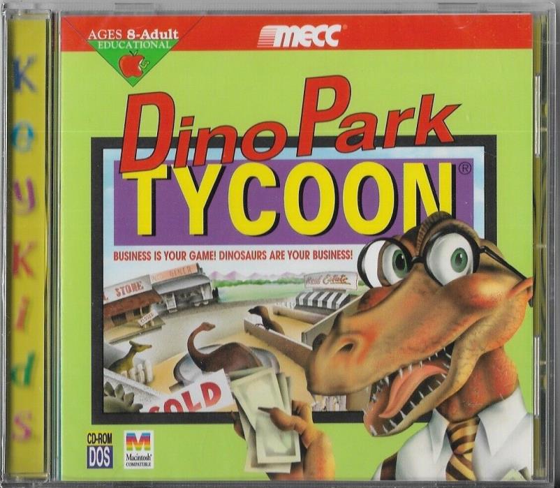 DinoPark Tycoon (Cd, 1995) Brand New Sealed!