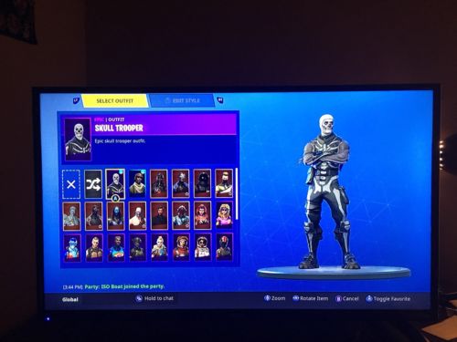 Skull Trooper Aerial Assault Trooper Fortnite Rare OG Season 2-5 (Read Desc.)