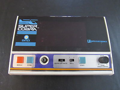 VINTAGE 1982 ENTEX SUPER COBRA ELECTRONIC TABLETOP VIDEO GAME ZZ1901