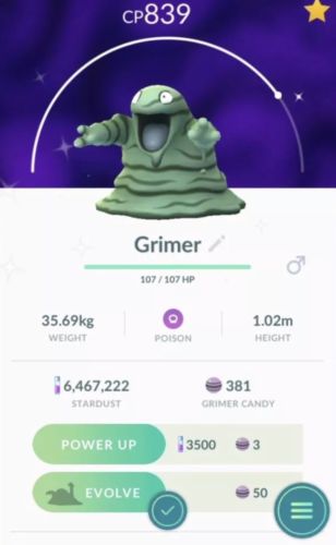 Pokemon Go Shiny Grimer Guaranteed Capture