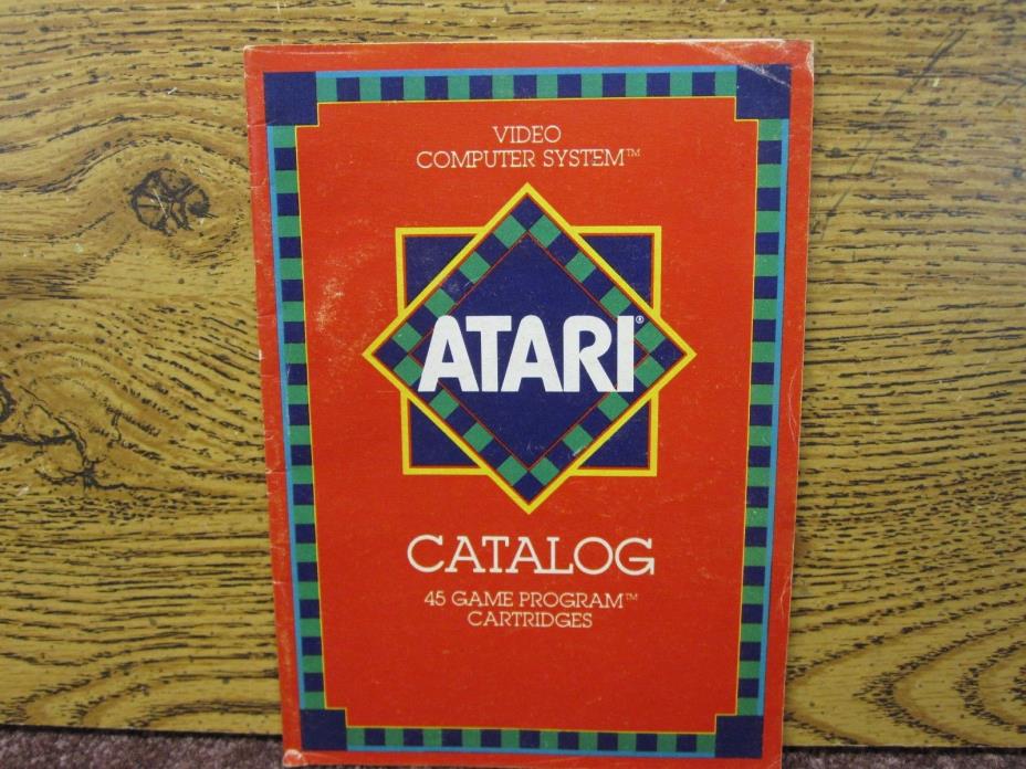 THE ATARI VIDEO COMPUTER SYSTEM CATALOG 45 GAME PROGRAM CARTRIDGES #3