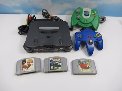 Nintendo N64 Console Lot 2 Controllers 3 Games Cruisin Usa Ready 2 Rumble Boxing