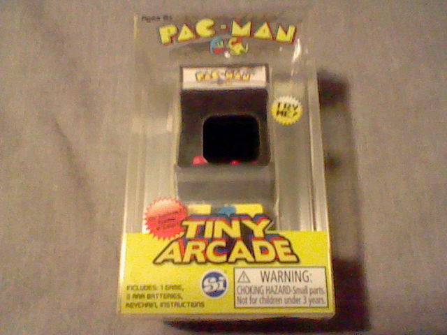 PAC-MAN TINY ARCADE-The Smallest Fully Functional Arcade Game-Opened but Unused