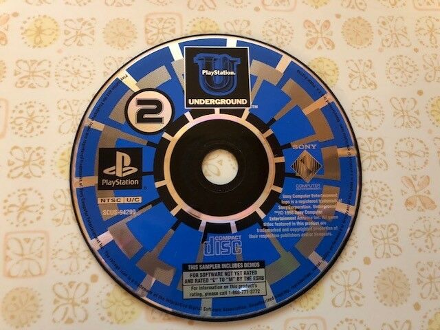 PLAYSTATION UNDERGROUND DEMO DISC SCUS-94299 < PS1 > - DISC ONLY