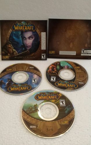 Replacement Disc 1 2 3 ONLY for World of Warcraft - PC