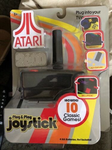 ATARI 2600 Classic Plug And Play 10 in 1 Joystick Video Game New Sealed