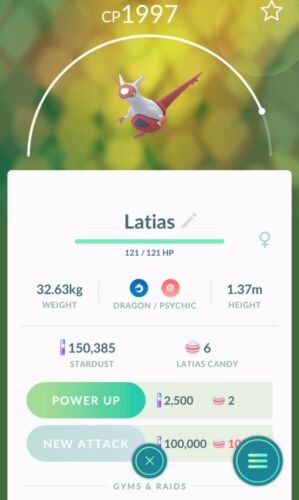 POKEMON GO CATCH SERVICE (Latias) Raids