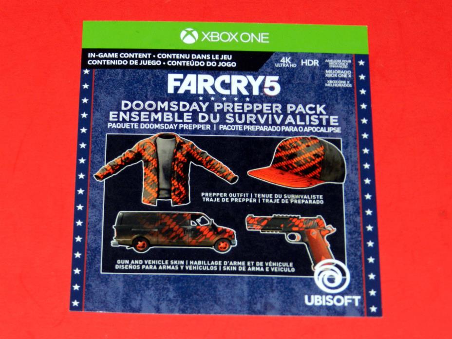 Xbox One Far Cry 5 Doomsday Prepper's Pack (Game Add-On) DLC 100%FDBK No Worries