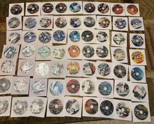 Lot Of 63 Sony Playstation 2 PS2 Game Discs Tested Authentic No Duplicates