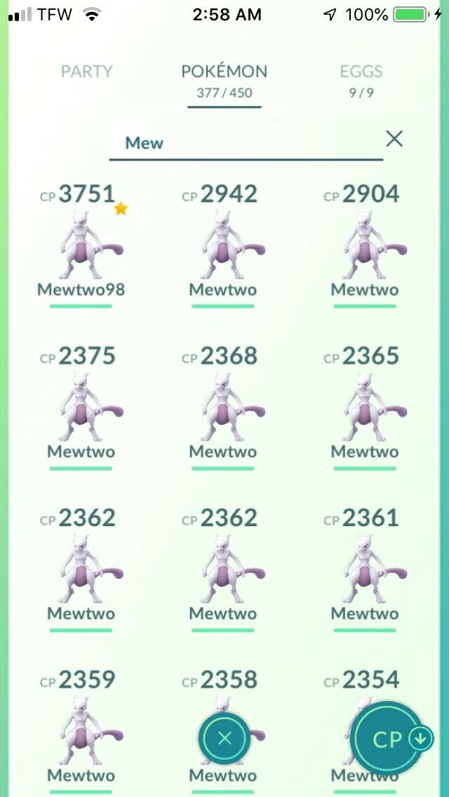 Pokemon GO Mewtwo Shadow ball moveset !Rare and Limited!Cheapest!Unregistered OK