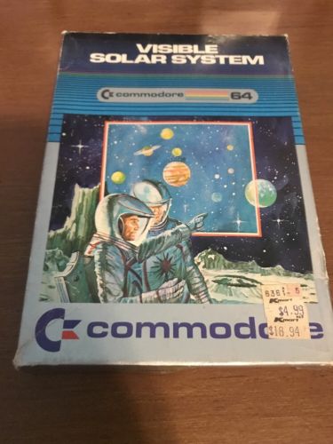 VISIBLE SOLAR SYSTEM Cartridge for Commodore 64 / C64