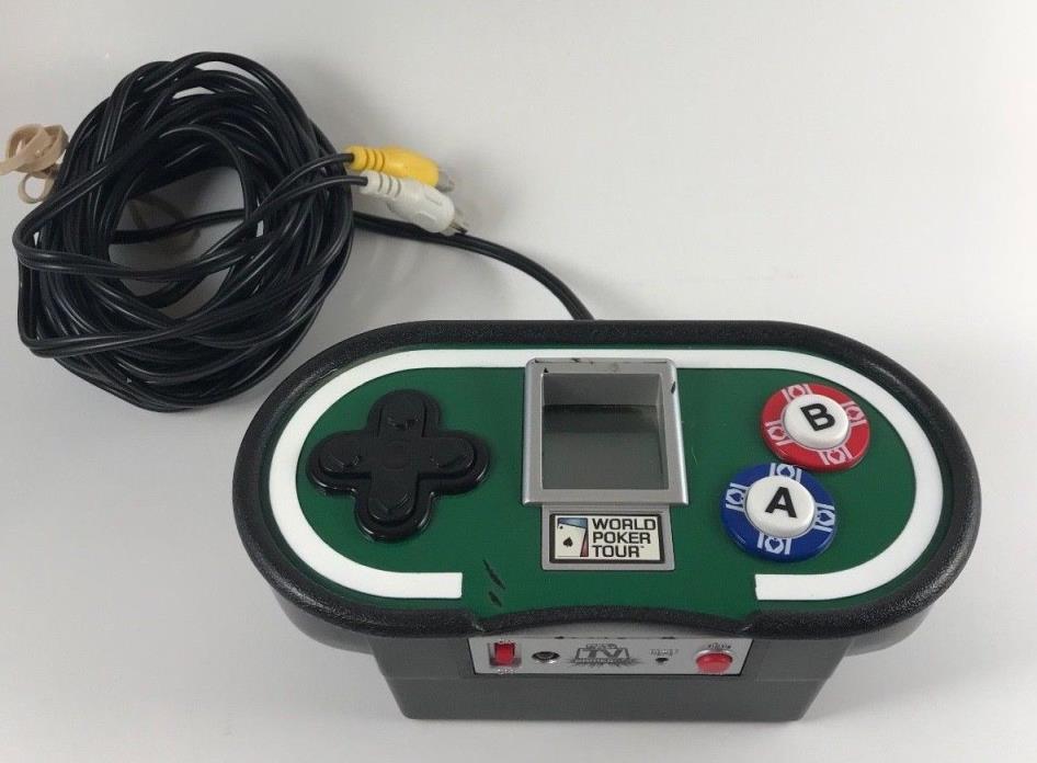 World Poker Tour Console Plug & Play TV Game Jakks TV Electronic Games 2006