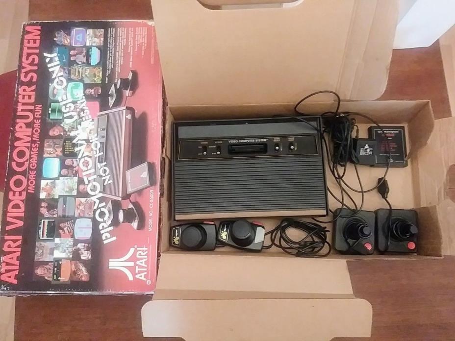 Atari 2600 PROMOTIONAL EDITION Original In Box NFS 4 switch Wood Grain