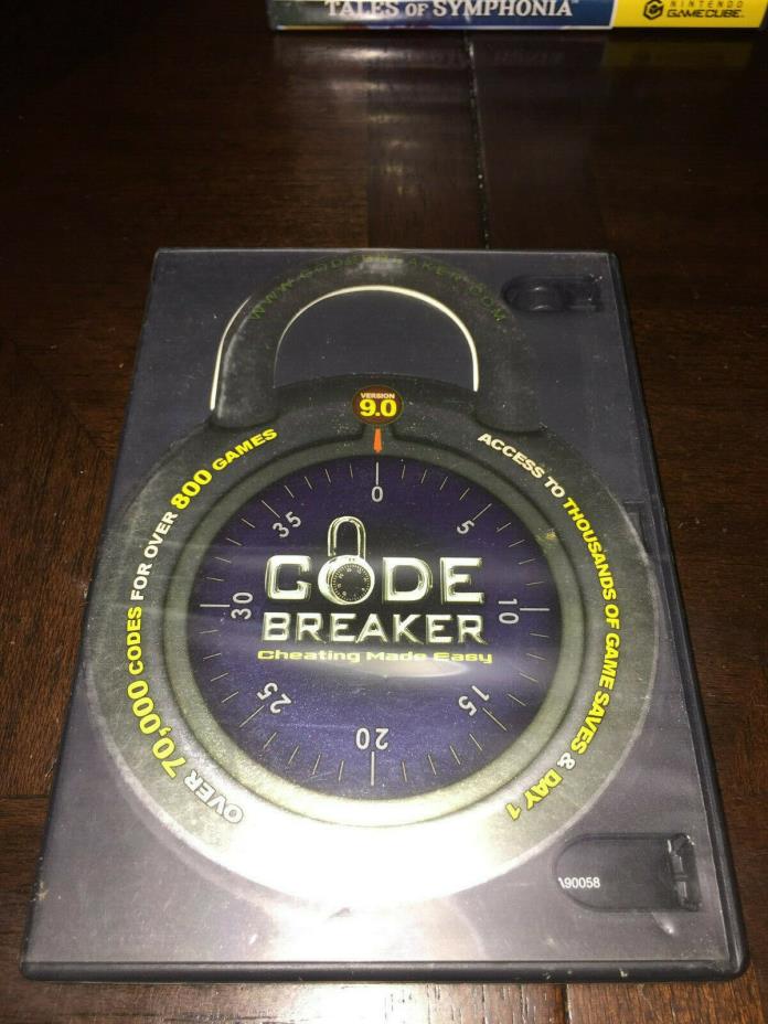 Codebreaker PS2 CD 9.0 RARE Pelican Code Breaker Cheat Codes Complete US Version