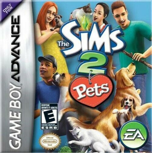 SIMS 2 PETS GAMEBOY ADVANCE GAME GBA