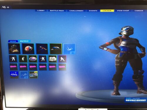RARE Season 1 Fortnite Account With KNIGHTS, THE WORM and AXECALIBUR