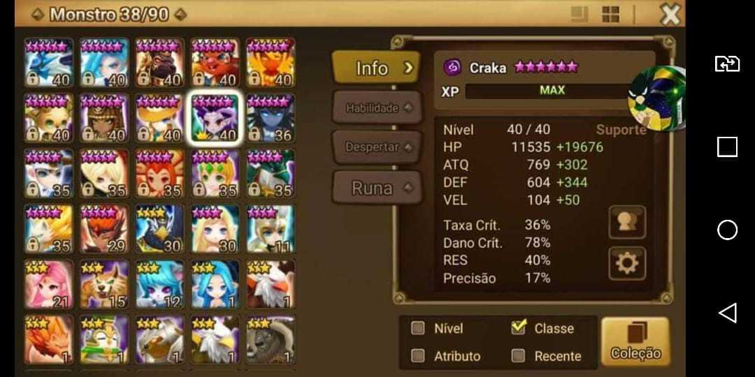 Summoners war account - with some rare