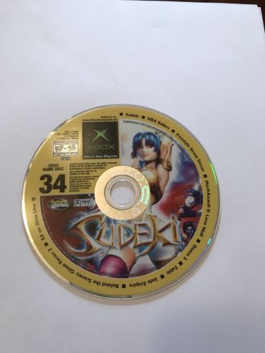 Official Xbox Magazine Playable Demo Disc Only Issue 34 featuring Sudeki game