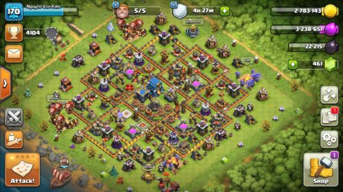 Clash of Clans TH12 Heroes 51/60/25, Strong Base