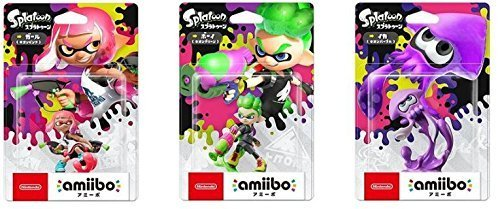 amiibo Splatoon2 Squid Boy Girl set Japan Japanese ver. Nintendo