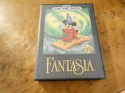 Fantasia  sega genesis empty game case and artwork only no game or instructions