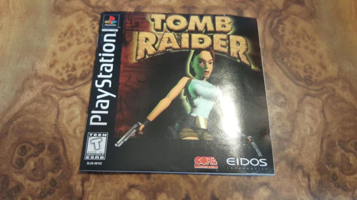 Tomb Raider III Adv Lara Croft Playstation 1 PS1 Instruction Manual Booklet ONLY