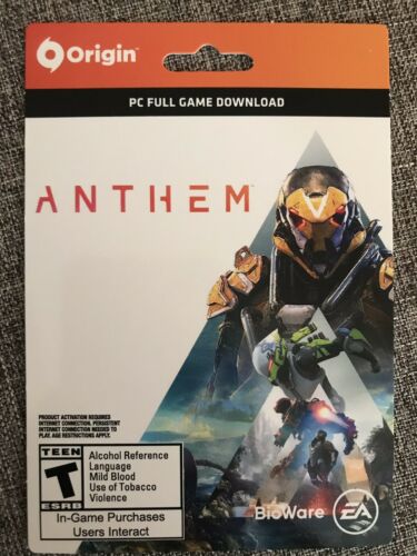 Anthem PC Full Game Download Code Origin NEW