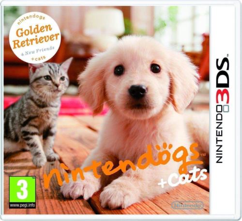 Nintendo Dogs and Cats 3DS - Golden Retriever + New Friends - Nintendo3DS | New