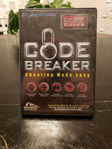 Code Breaker Codebreaker Cheating Made Easy PS2 PlayStation 2 Cheats