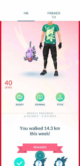 POKEMONGO ACCOUNT LEVEL 40 RED! NO WARNING - NO SHADOW - FAST DELIVERY