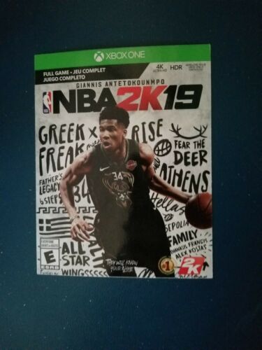 NBA 2K19 - Standard Edition (Microsoft Xbox One, 2018) digital