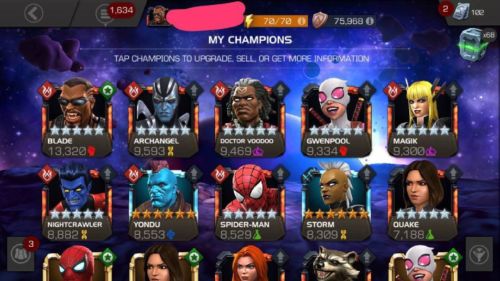 Contest of champions account