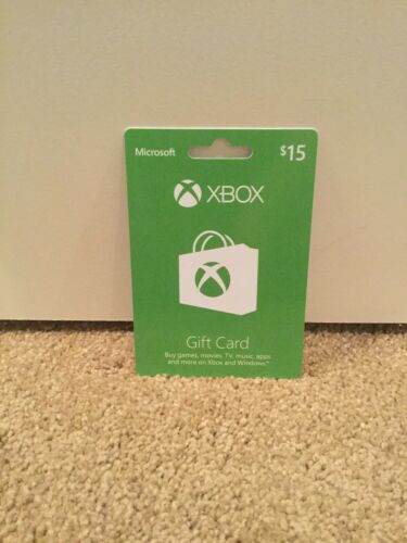 $15 USD Xbox Live card