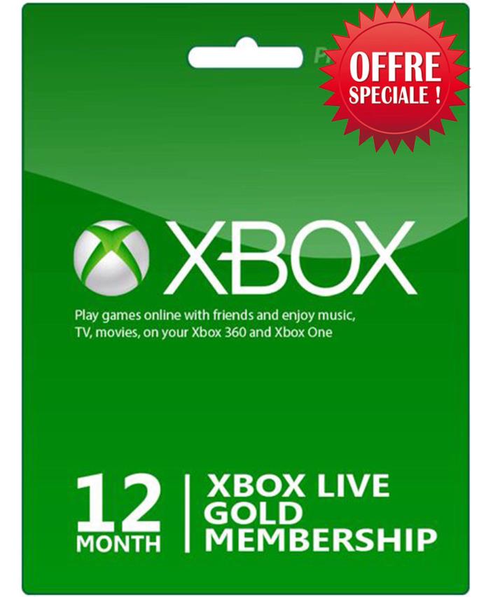 Xbox Live GOLD Subscription Card XBOX LIVE GLOBAL 12 Months