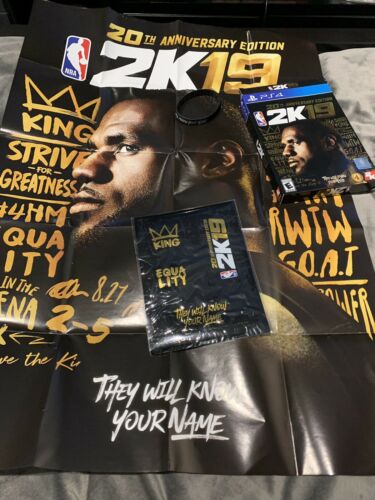 NBA 2k19 Bonus Items and Box Only PS4