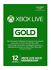 Microsoft Xbox Live Gold 12 Month  Membership Code - A048045