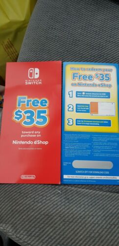 Nintendo eShop Digital Card - $35 (USPS Delivery Quick)