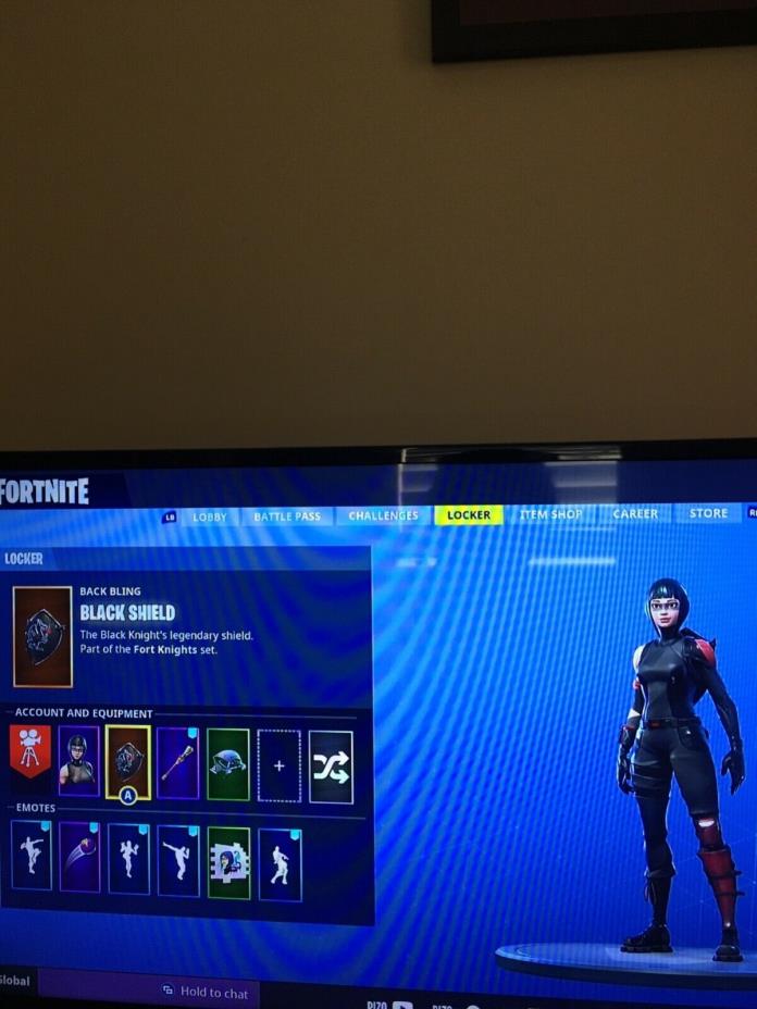 Fortnite account cheap xbox one black knight and other rare skins