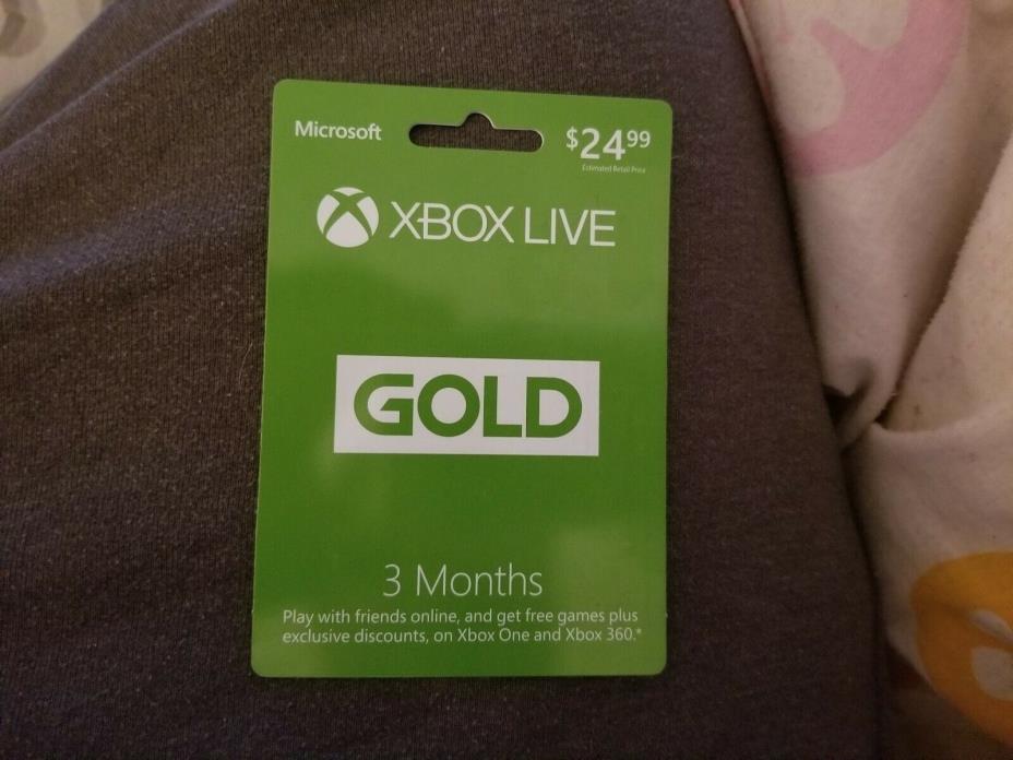 6 Month Xbox Live Gold Membership online code