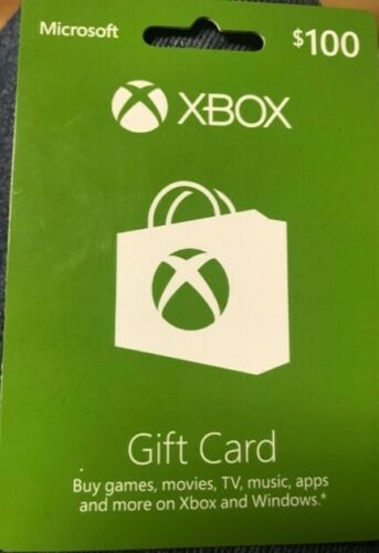 Microsoft Xbox $100 Gift Card