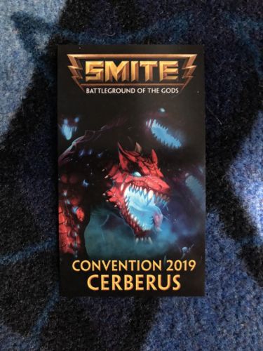 SMITE CERBERUS Convention/DreamHack 2019 Atlanta Collection Code