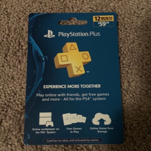 Sony PlayStation Plus 1 Year Subscription