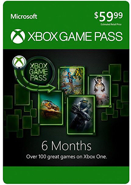 Xbox Game Pass 6 Month Subscription - Microsoft Retail $59.99