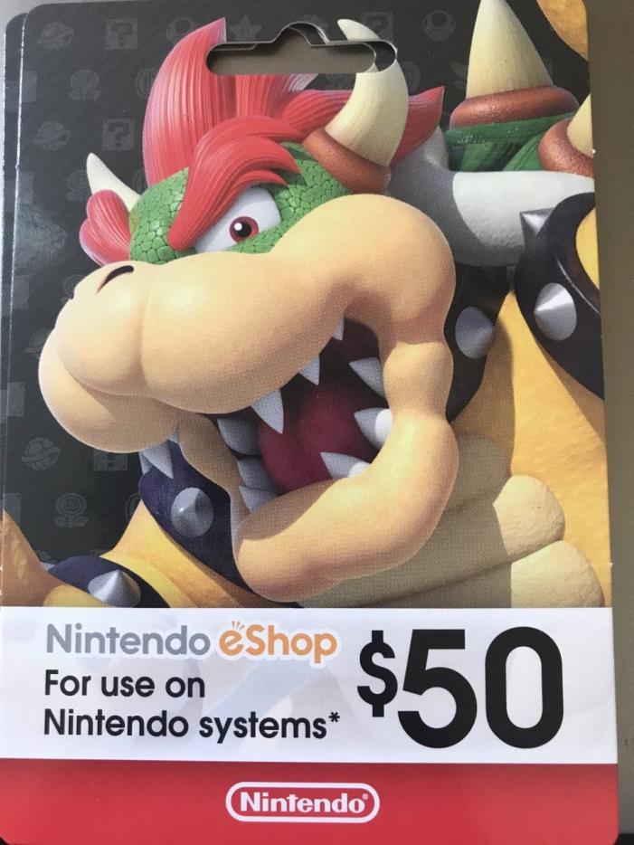 Nintendo eShop Gift Card 50 (FREE SHIPPING)