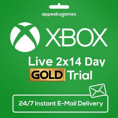 Xbox Live Gold 1 Month Membership Code (2x14 Day), Xbox One 360 - INSTANT 24/7